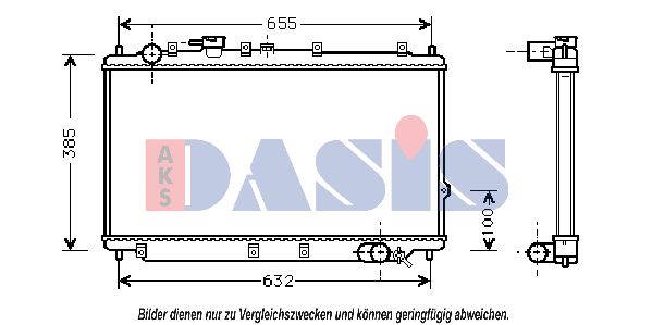 AKS DASIS Radiators, Motora dzesēšanas sistēma 510104N